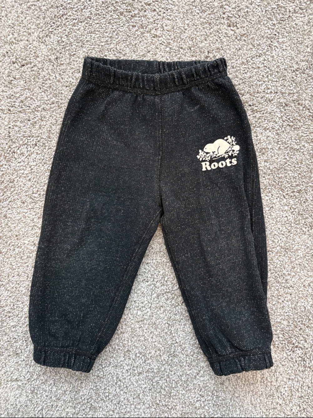 Roots Baby Original Sweatpants - Black Pepper (Size 18-24 Months)